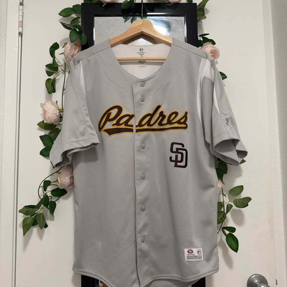 San Diego Padres Gray Baseball Jersey